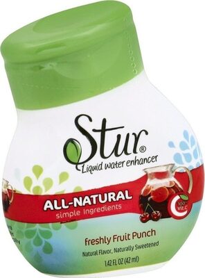 Fruit punch water flavor ounce