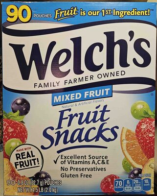Fruit Snacks - Mixed Fruit (one pouch)