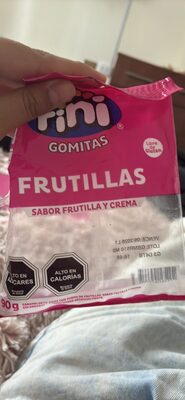 FRUTILLAS SABOR FRUTILLA Y CREMA