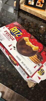 Fudge Covered Ritz Crackers