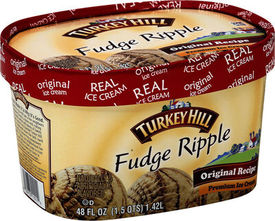 Fudge ripple ice cream