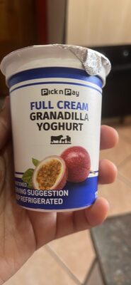 Full Cream Granadilla Yoghurt