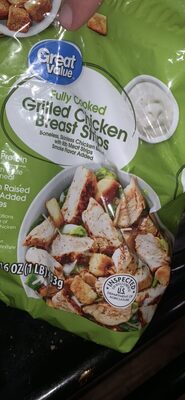 Fully Cooked Grilled Chicken Breast Strips