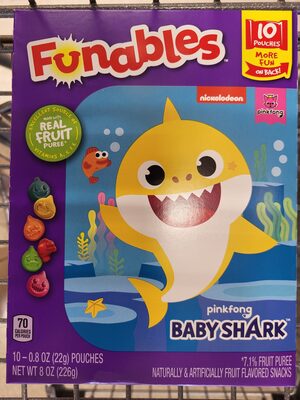 Funables Baby Shark Fruit Snacks
