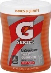 G Series, Instant Powder Mix, Fruit Punch