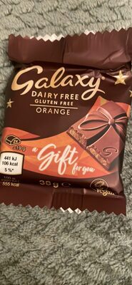 Galaxy Dairy Free Orange