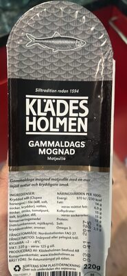 Gammaldags mognad Matjesfilé
