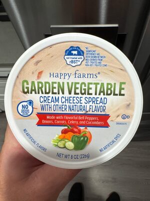 Garden Vegetable Cream Cheese Spread