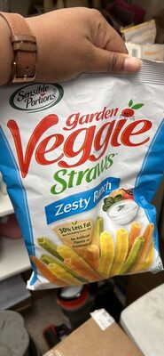 garden Veggie Straws Zesty Ranch