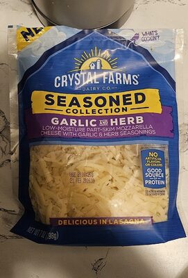 Garlic And Herb Shredded Cheese