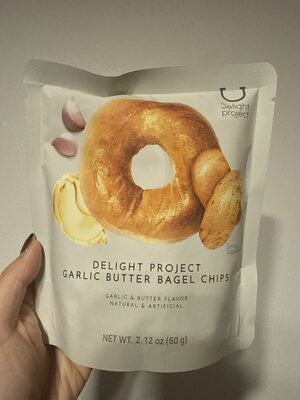 Garlic Butter Bagel Chips