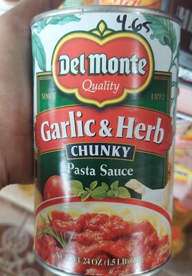 Garlic & Herb Chunky Pasta Sauce