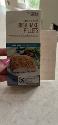 Garlic & Herb Irish Hake Fillets