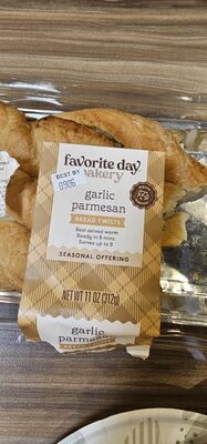 Garlic Parmesan Bread Twists