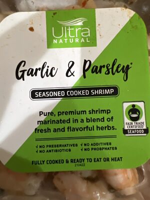 Garlic & Parsley Seasoned Cooked Shrimp