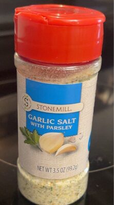 Garlic salt with parsley