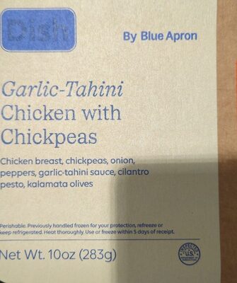 Garlic-Tahini Chicken With Chickpeas