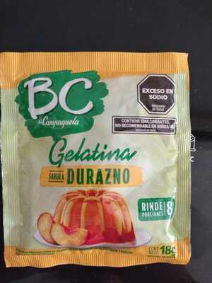 Gelatina de Durazno