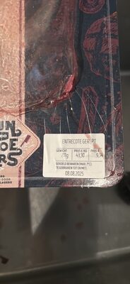 Geripte entrecote Rundvlees