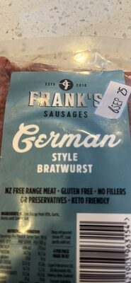 German Style Bratwurst