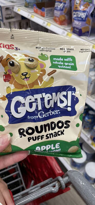 Getterems! Roundos Puff Snack Apple Cinnamon!