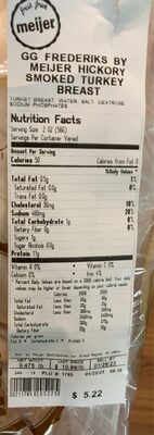 GG Fredericks by Meijer Hickory Smoked Turkey Breast