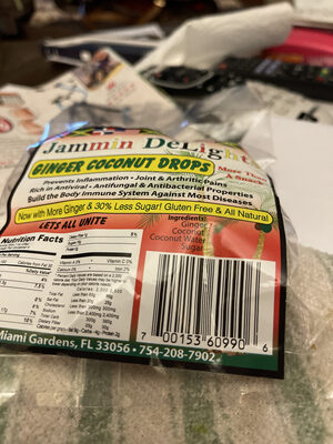 Ginger Coconut Drops