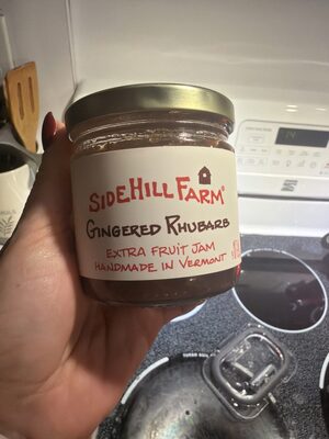 Gingered Rhubarb Extra Fruit Jam