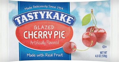 Glazed cherry pie real fruit flavor