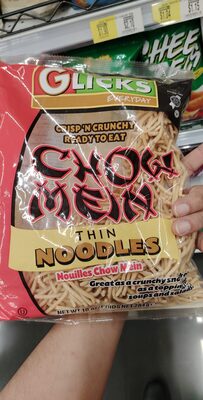 Glicks finest, thin chowmein noodles