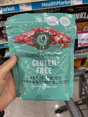 Gluten Free Freeze-dried Strawberry Slices