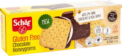 Gluten Free Graham Style Cookies Coated In Dark Chocolate