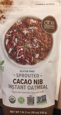Gluten Free Sprouted Cacao Nib Instant Oatmeal