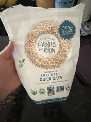 Gluten free sprouted quick oats