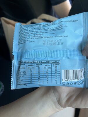 Glutensiz Hindistan Cevizli & Kakao Nib'li Kurabiye