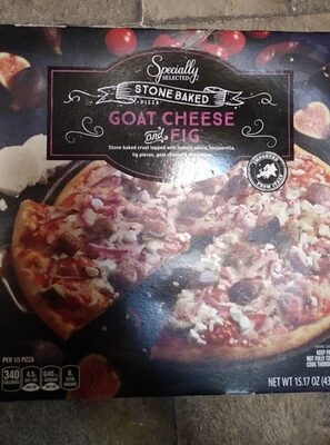 Goat Cheese and Fig Stone Baked Pizza