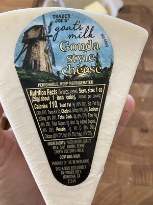 Goat’s Milk Gouda Style Cheese