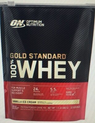 Gold Standard 100% Whey Protein, Vanilla Ice Cream