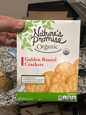 Golden Round Crackers