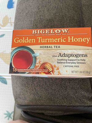 Golden Turmeric Honey Herbal Tea