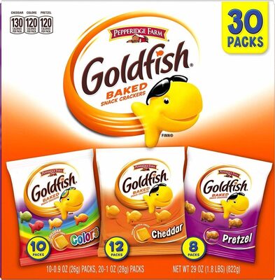 Goldfish Big Smiles Variety On The Go Packs