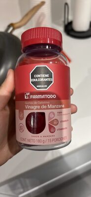 Gomas de Gelatina Vinagre de Manzana