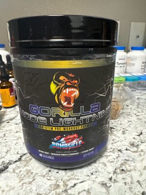 Gorilla Mode Lightning High-Stim Pre-Workout Formula