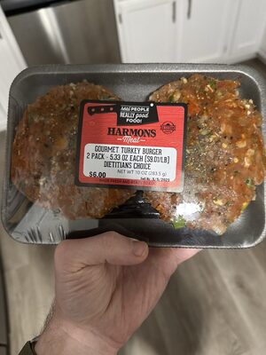 Gourmet turkey burger