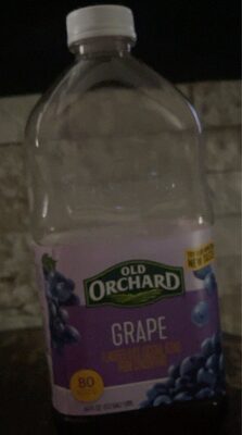 Grape Flavored Juice Cocktail Blend From Concentrate