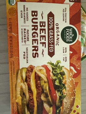 Grass Fed Beef Burgers