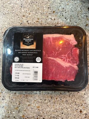 Grass Fed Boneless New York Striploin