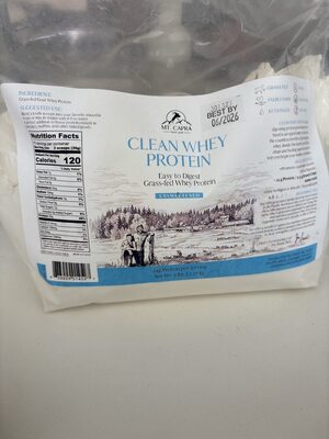 Grass Fed Goat Clean Whey Protein