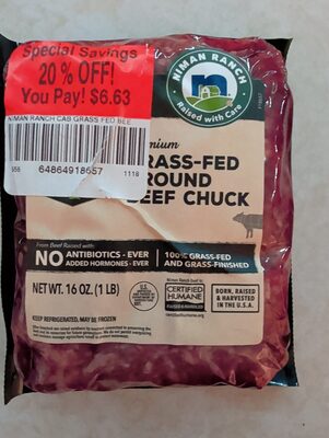 Grass Fed Ground Beef Chuck