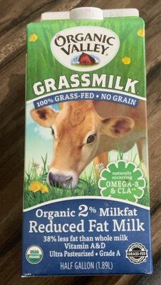 Grass fed milk